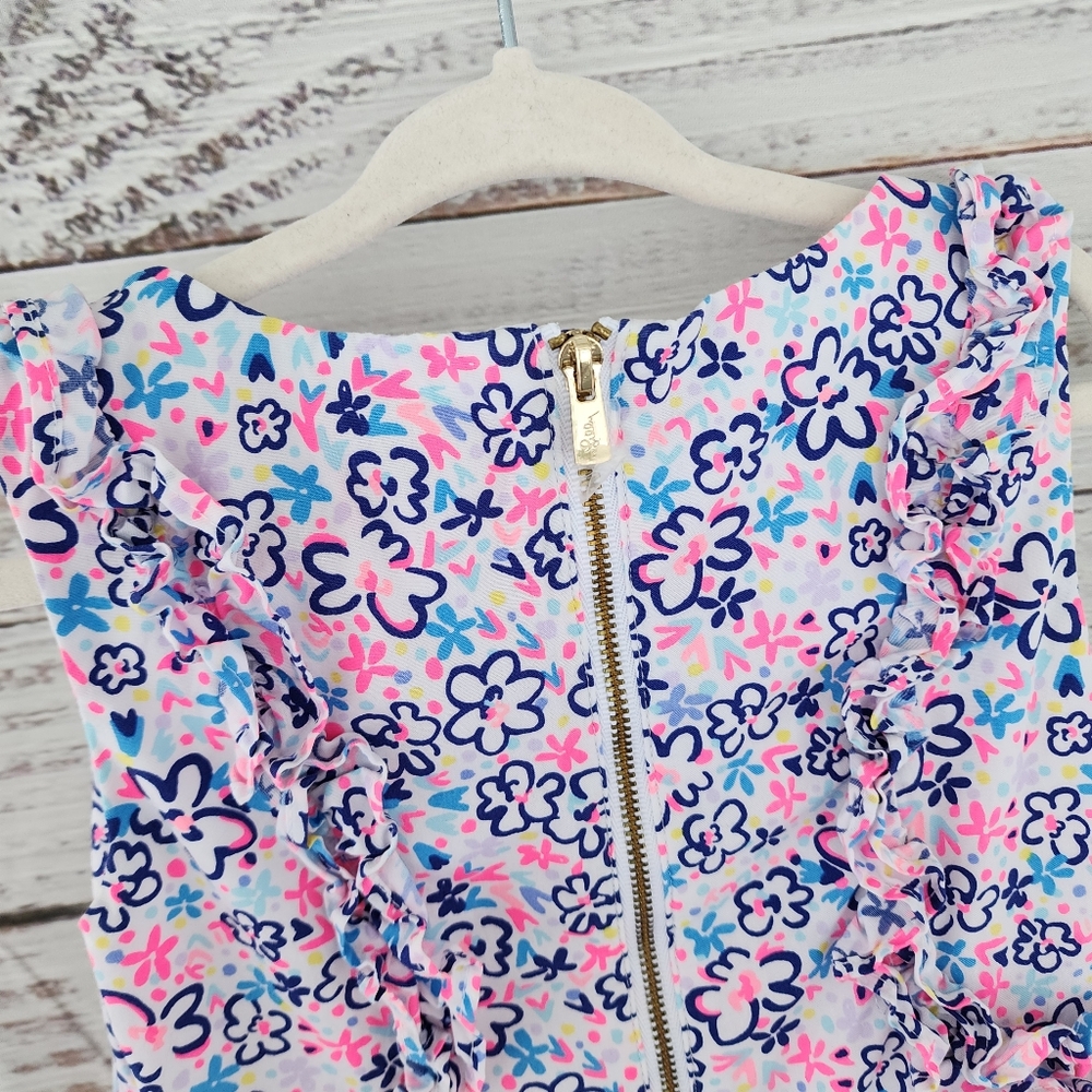 Lilly Pulitzer girl's Amia Ditsy floral dress - Picture 9 of 11